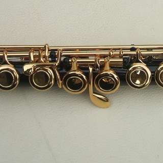 16 close holes black flute gilded parts fine tone+E key  