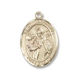 St. Januarius Patron Saints Gold Filled St. Januarius Pendant Gold 