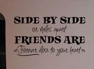 Friends Are Forever Vinyl Wall Art Decal Lettering  