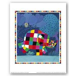  Elmer and the Lost Teddy by David McKee 7.5x7.75 Art 