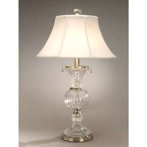  Dale Tiffany Crystal Globe Table Lamp