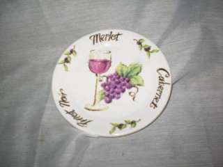 Ganz, Bella Casa, Merlot, Cabernet, Pinot Noir, Wine Plate  