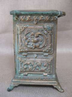 Gas Stove STILL BANK, early 1900s, cast metal  