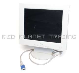   17 White Dell 1700FP Flat Panel LCD Monitor + VGA Cable 13W3  