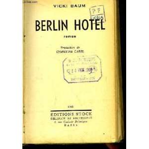  Hotel Berlin 43 Vicki Baum Books