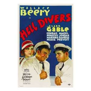 Hell Divers, Dorothy Jordan, Wallace Beery, Clark Gable, 1932 Premium 