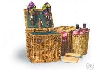 Willow Wine Cheese Picnic Basket Gift VINO 122 15 515  