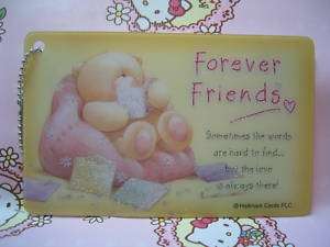 Hallmark Forever Friends Bear Gift Message Cards #03  