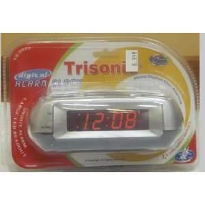  Trisonic Digital Alarm Clock Snooze Alarm Large Led 