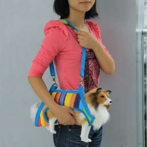   Pet Dog Coat Apparel Leash Harness Carrier Bag M