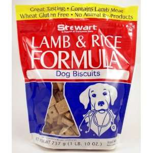  Stewart Lamb & Rice Formula Dog Biscuits, 26 oz, Case of 
