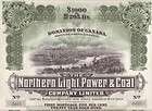 1909 Canada Northern Light, Power & Coal Company   unc