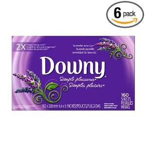  Downy Simple Pleasures Lavender Serenity Sheets 160 Count 