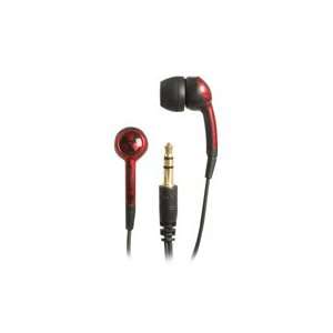  Ifrogz Earpollution Plugz Earbuds Red Three Earfit Pieces 