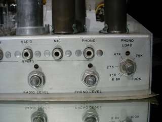 Pilotone Tube System Pair PA 913 Preamplifiers & Pair AA 904 