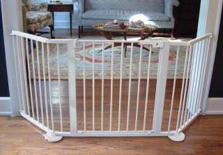 VersaGate Wide Custom Baby Safety Gate WOOD or WHITE  