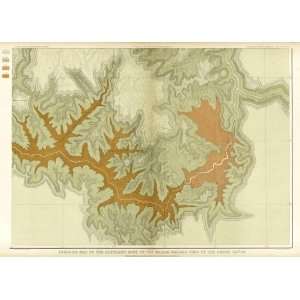 Map of The Southern Part of The Kaibab Plateau (Part IV. South Eastern 