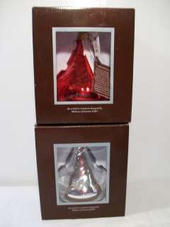 Hersheys Kiss Ornament Set  Red & Silver  NIB  