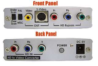 Component Video To Composite RCA SV NTSC PAL Converter  