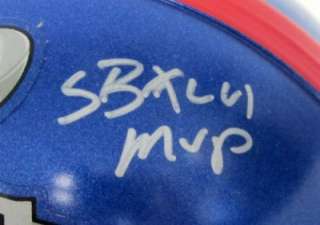 Eli Manning Signed New York Giants SB XLVI Champions Mini Helmet SB 