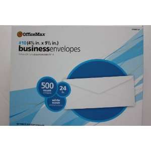  Office Max 500 #10 Business Commercial style Envelopes 