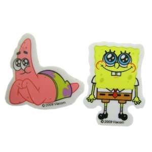  Spongebob Erasers   Nickelodeons Spongebob Erasers (2pcs 