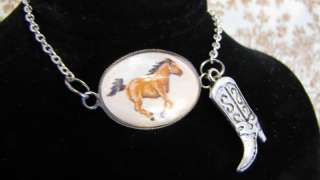Horse Bracelet,boot,animal,riding,equine,cowboy,cowgirl  