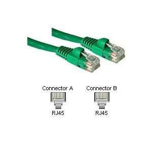  15ft GREEN Cat5e Molded Snagless Ethernet Network Patch Cable 