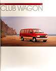 1993 Ford Club Wagon Van Original Sales Brochure