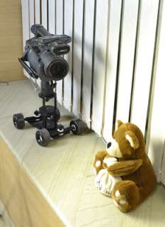 Skater Wheel dolly camera video slider for dslr hdv jvc  