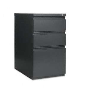  Alera® Three Drawer Mobile Pedestal File with Recessed 