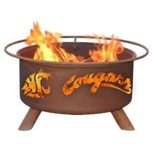   Fire Pit with a Poker a Spark Screen and a Weather Cover F216 Patio