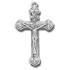 Sterling Lrg San Damiano Cross Necklace Chain Catholic  