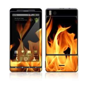  Flame Protector Skin Decal Sticker for Motorola Droid X 