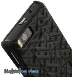 BLACK CASE + BELT CLIP HOLSTER FOR MOTOROLA DROID X X2  