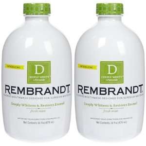  Rembrandt Deeply White + Peroxide Whitening Mouthwash with Fluoride 