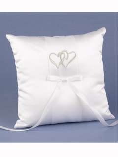 New Custom White/Ivory Wedding Accessory Ring Pillow  