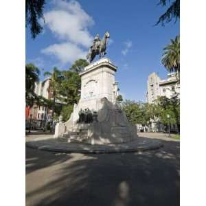 Statue of General Don Bruno De Zabala Founder of Uruguay, Plaza Zabala 