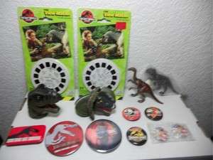 Jurassic Park HUGE Viewmaster Dino Head Joseph Mazzello Button 