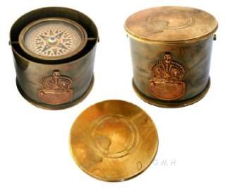 Drum Compass Brass Nautical Collectible New  