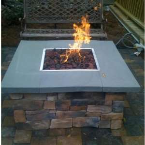  Oec Scs20mllbbd 48 X 48 Inch Square Natural Gas Fire Pit 