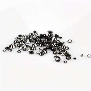   Amazing RBC 0.54 Ct Black Loose Diamond Lot Aura Gemstones Jewelry