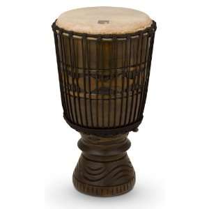  Toca Bougarabou African Mask Drum 24 Inch Tall 12 Inch 