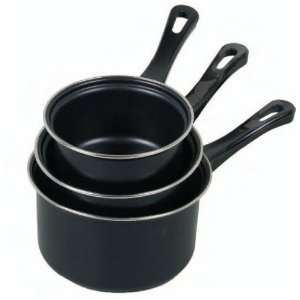  Piece Sauce Pan Set in Black by Gibson Overseas
