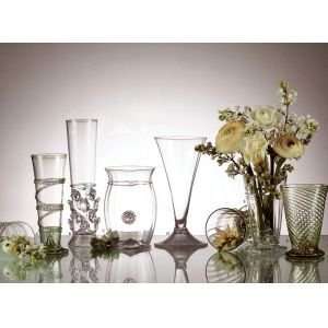 Juliska Glassware Petite Vases B. Florence3 Champagne  Vase 7 InchH 