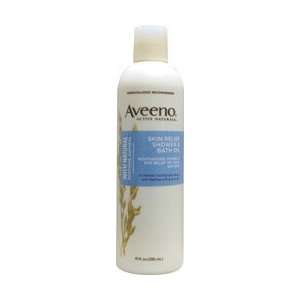  Aveeno Active Naturals Shower & Bath Oil, Skin Relief, 10 