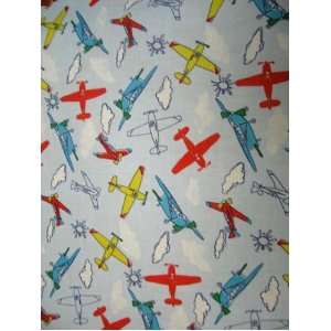   Pack N Play (Graco) Sheet   Kiddie Airplanes   Made In USA Baby