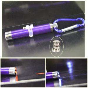Max 5mW 2 LED Mini Laser Pen Pointer Emergency Flash light Torch 