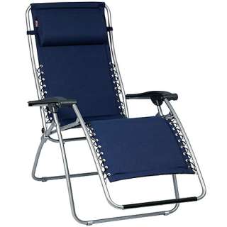   XL Zero Gravity Padded Recliner   Marine Blue Patio / Lawn Chair NEW