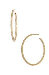 Roberto Coin Inside Out Diamond Hoop Earrings $3,500.00
